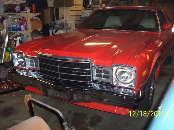 Looking better all the time. I even installed the stock radio 8 track player and it works. I wired for an amp in the future.