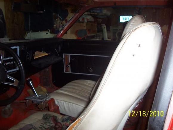 The RR is getting ready for the interior to be redone.