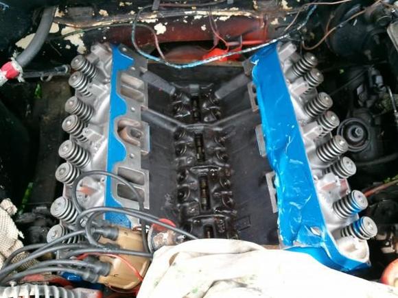 383 heads on the 413 engine