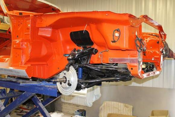 Front ready for brakes