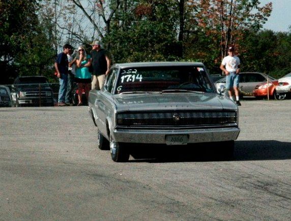 Approaching the lanes for my 1st competition run,
September 2010