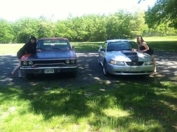 the Satty and I &amp; my one bff and her 'Stang