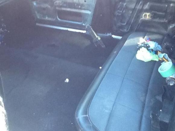 New carpet and seats out of a Newport custom.  Interior work in progress.