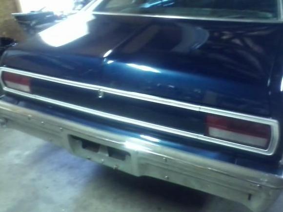 1977 Dodge Aspen 2 Door Coupe. Something different custom rear tail gate.