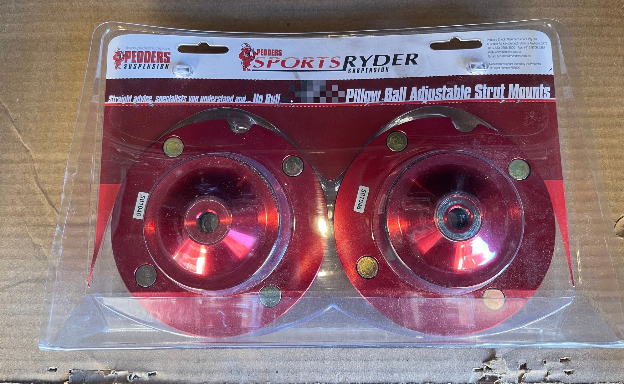 Steering/Suspension - 2005-2014  S197 Mustang Pedders SportsRyder eXtreme XA Pillow Ball Camber Plates - Used - 2005 to 2014 Ford Mustang - Arcadia, CA 91007, United States