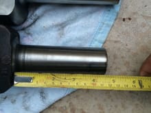 Old yoke that was on the driveshaft connected to c4. Measures 4.5 inches.