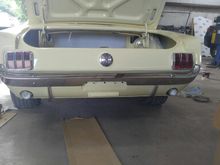New bumper and tail lights.
