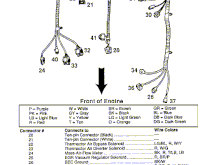 Main ECM/Engine Harness Diagram