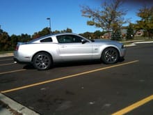 2010 silver stang