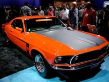 1969 Boss 302 Mustang on display at the 2010 SEMA show in Vegas.