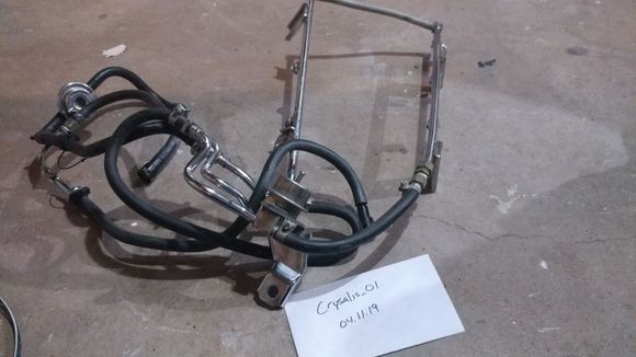 Modified fuel rail for v6 splitport seap.