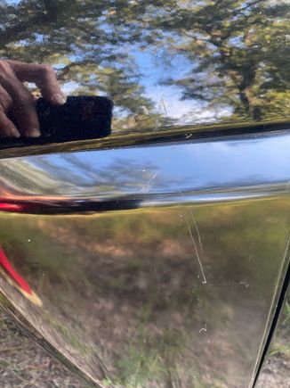 Passenger side cat (ir Racion) scratch fever. 