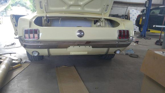 New bumper and tail lights.