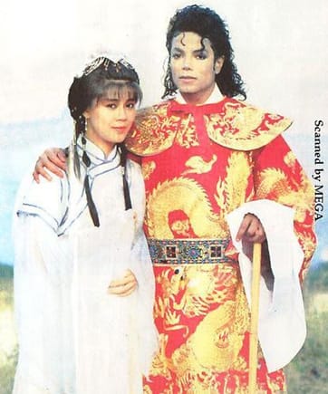 Michael Jackson with Chinese actress