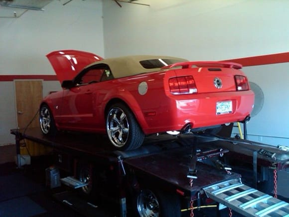 Getting first custom dyno tune at Pro-Dyno in January 2010.