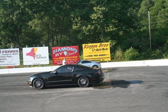 2010 gt at the track... to bad it wasnt as fast as it was sexy!!