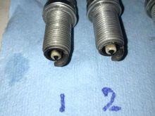 Plugs for cylinders 1&2