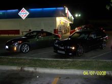 after a race with a supercharged m3 see the race on youtube look up bldg350z