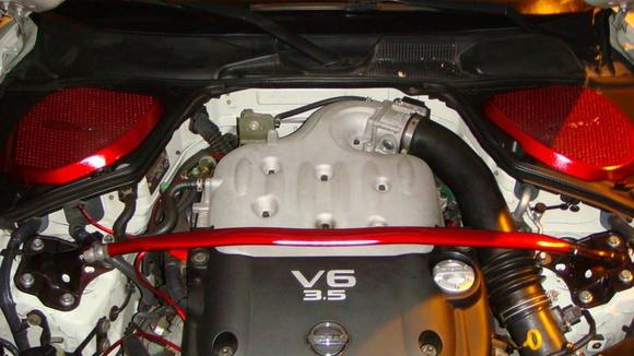 Dukes NBFC Painted OEM Battery &amp; Brake Fluid Cover's &amp; Strut Bar