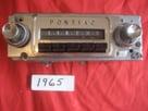 1965 Pontiac GTO Original Radio