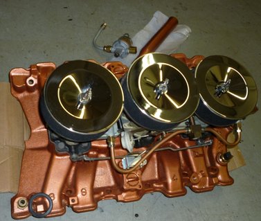 1966 Olds 442 Tri-Power Set-up Complete