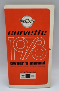 1978 Chevrolet Corvette Owners Manual