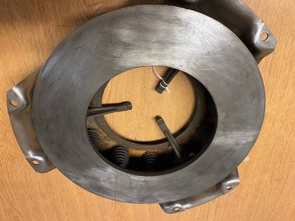 Truck flywheel and pressure plate