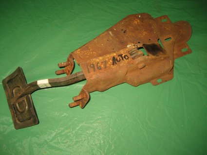 1967 Pontiac GTO brake pedal with mounting bracket