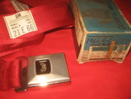 NOS 1966 Pontiac,  GTO Deluxe seat belt