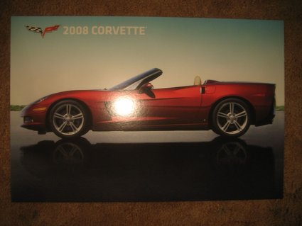 2008 Corvette Convertible Dealer Showroom Picture