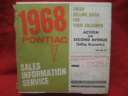 1968 Pontiac Accessories Sales Information Kit