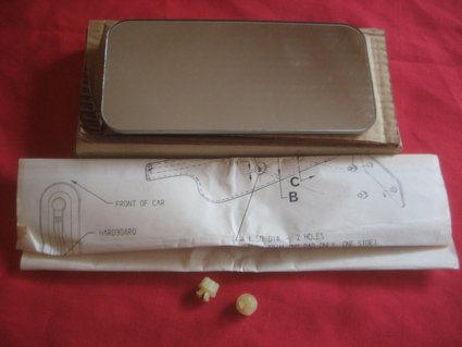 NOS 1966-67 Pontiac, GTO, Lemans Sunvisor mirror