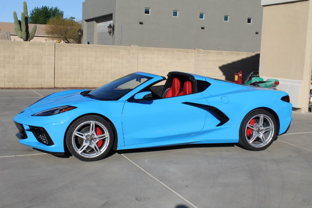 2021 corvette coupe rapid blue/red sell or trade