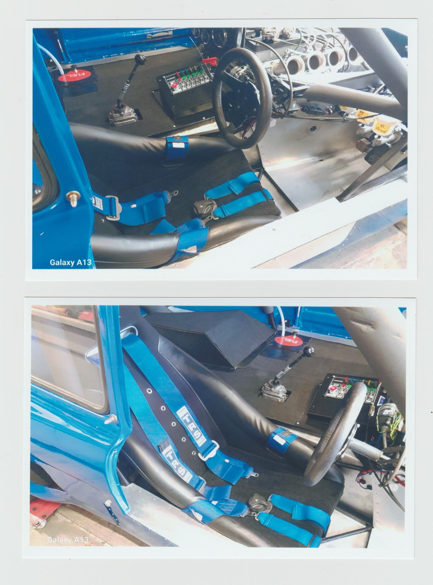 Showing the interior nearly finished for the LT40 Hart Escort Super Saloon.