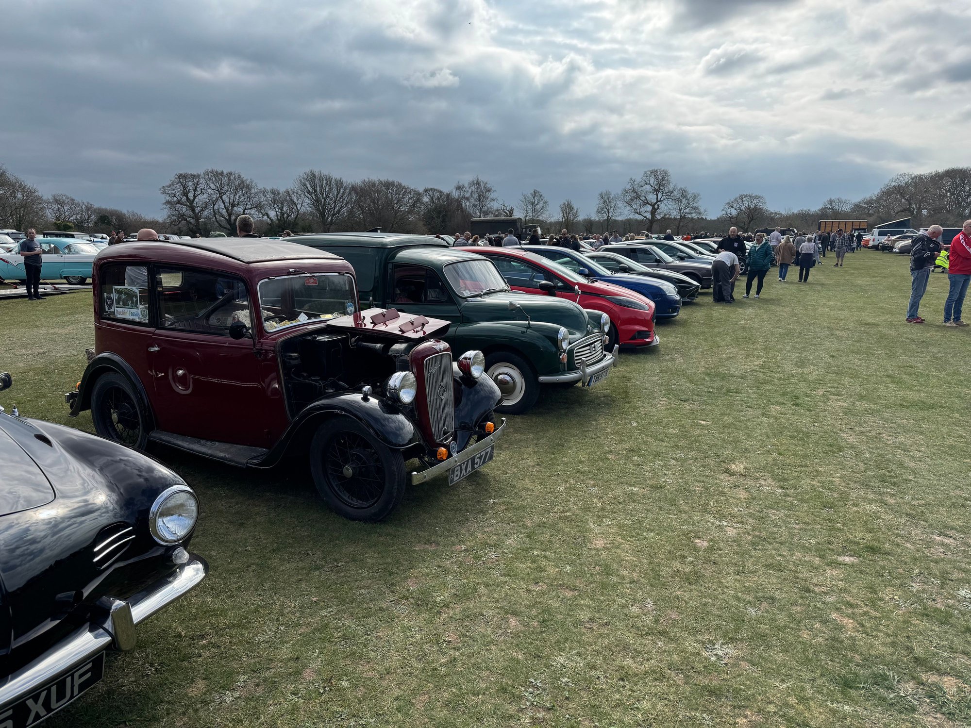 There were 6 rows of cars the most that have ever attended!