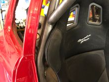 Had a bit of a seat / cage interface issue. The bar would not let the seat go all the way back and the big brace was too close to my head for comfort so I have cut out the bar behind the seat and that brace too. I will add back a brace tight to the hoop and then add in a harness bar at the correct height for the fia allowed safety angle of 15 degrees max.