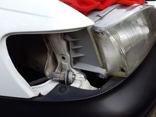 Still dirty, pre - clean.