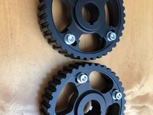 Nice set of billet pulleys arrived, I will post up the other ones Mark sent me (Thank You)