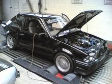 Fastest XR3 CVH P8 ALS Coilpack Air injectors 270bhp.