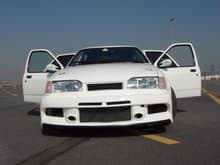 Front view with EVO III bumper