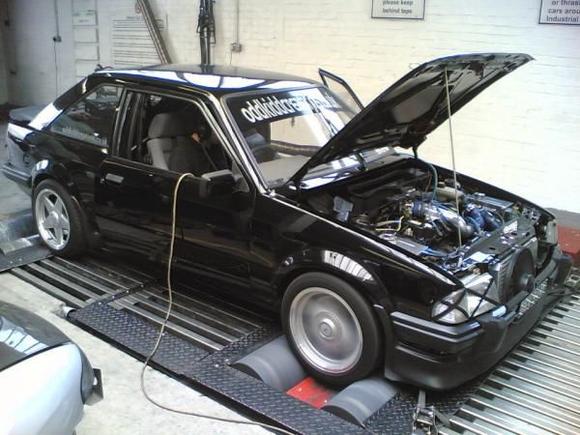 Fastest XR3 CVH P8 ALS Coilpack Air injectors 270bhp.