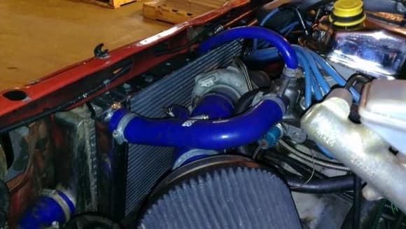 T34 turbo with brand new airtec radiator