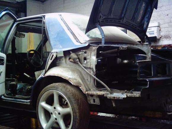 crystal blue cosworth restoration 07 037