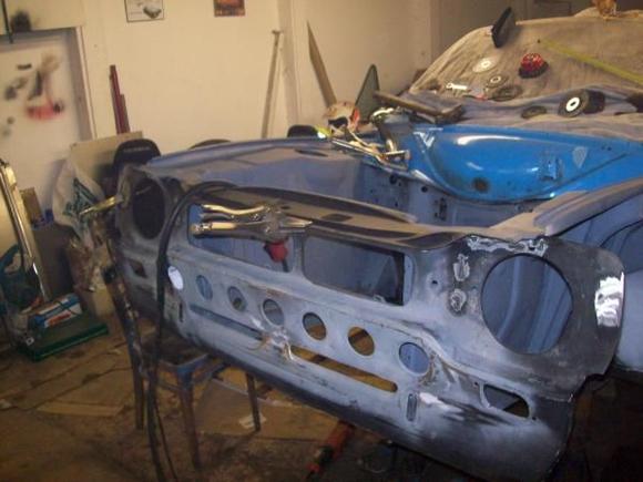front panel on