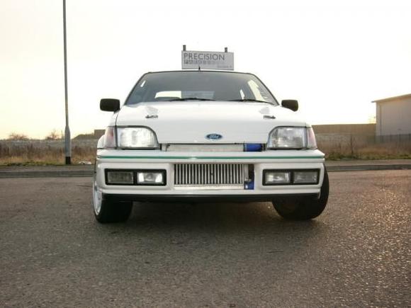 This was the 1st ever rs turbo to go around with a front mount plus series2 alloy rad with twin fans in kent!