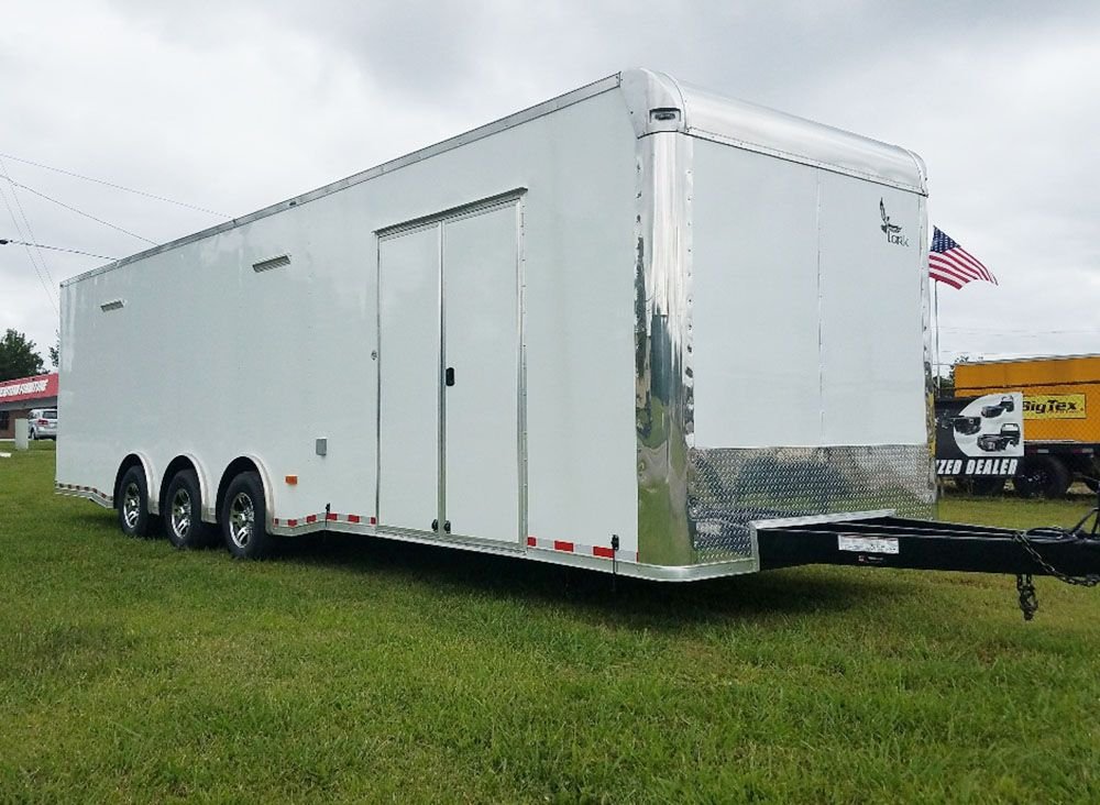 2020 8.5x32 Lark Race Trailer Triple 7K Axles with Side Cabi for Sale