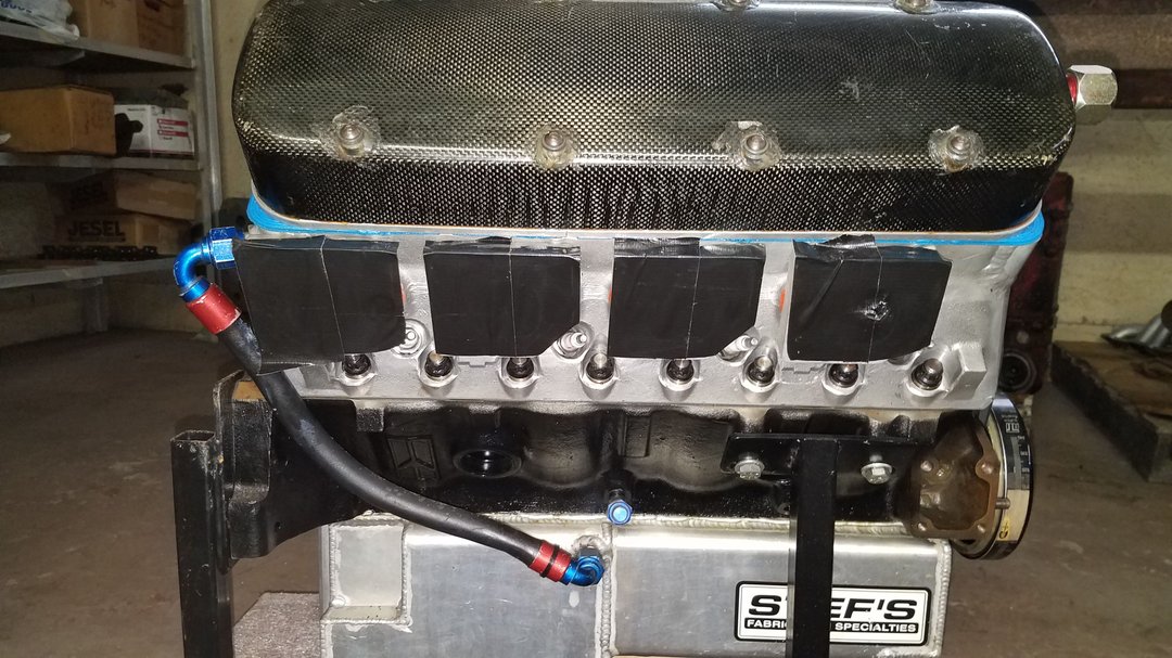 FRESH 394 CI SPLAYED VALVE SMALL BLOCK CHEVY RACING ENGINE for Sale in