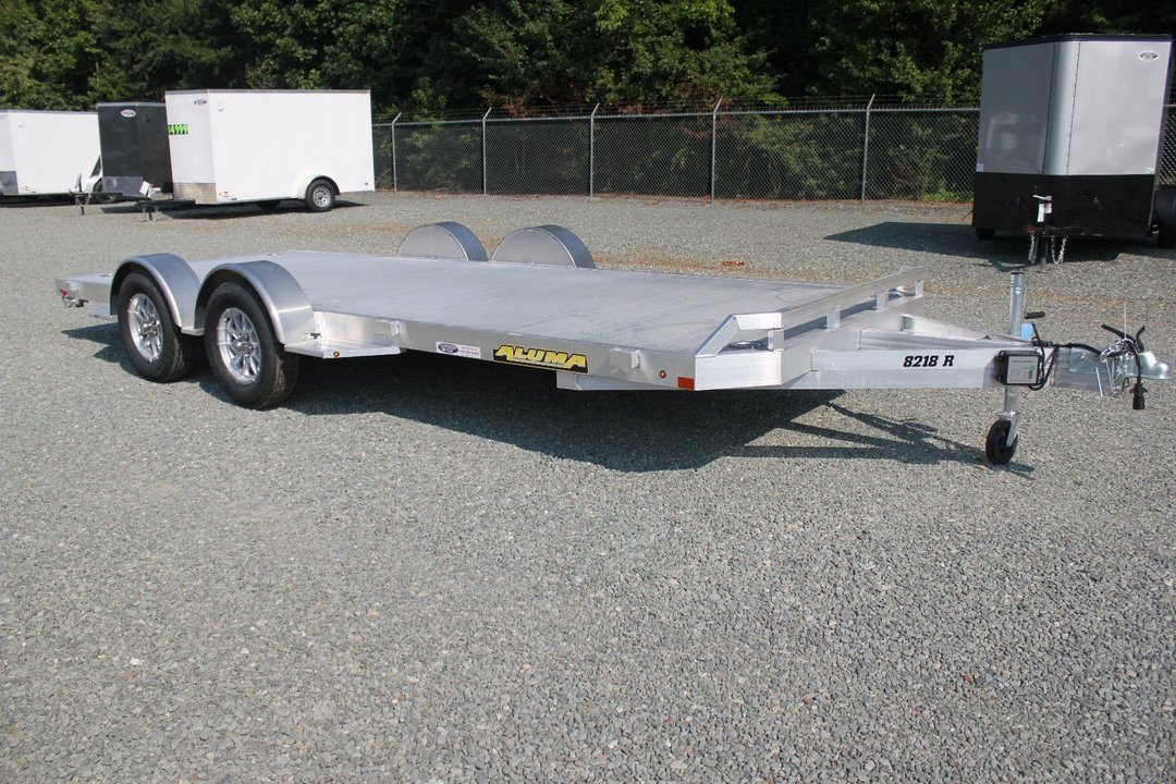 2025 Aluma 8218 w/ Slide Out Ramps Car Trailer for Sale in Burlington ...