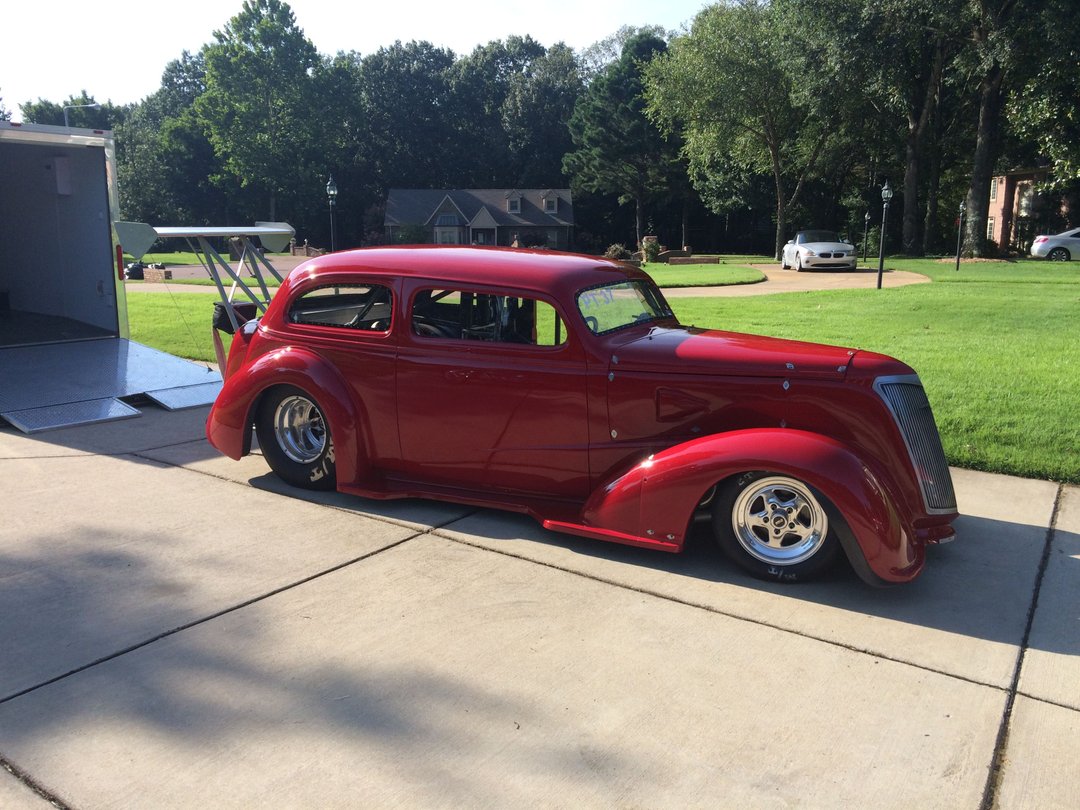 Full chrome-moly, tube chassis, 1937 Chevy, Drag car Chassis for Sale ...