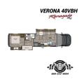 2026 Renegade Verona 40VBH Bunkbed Floorplan  for sale $384,999 